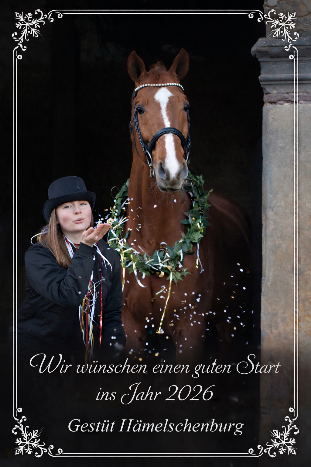 Foto Gl�cksruf und Liv - fotografiert von Sabine Beyer - Beate Langels  Gest�t H�melschenburg