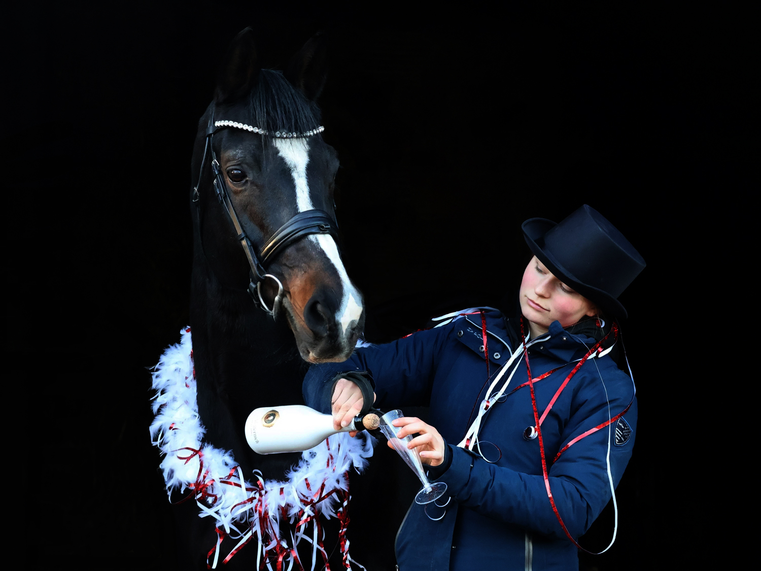 Saint Cyr und Liv fotografiert von Sabine Beyer - Beate Langels  Gest�t H�melschenburg