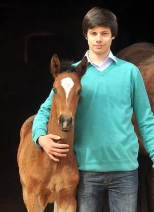 Trakehner Stutfohlen von Saint Cyr u.d. Prmien- und Staatsprmienstute Karena v. Freudenfest - Foto: Beate Langels, Trakehner Gestt Hmelschenburg