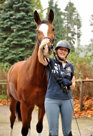 Klassic Blue von Singolo u.d. Pr. u. StPrSt. Klassic v. Freudenfest u.d. Elitestute Kassuben v. Enrico Caruso - Gestt Hmelschenburg - Beate Langels