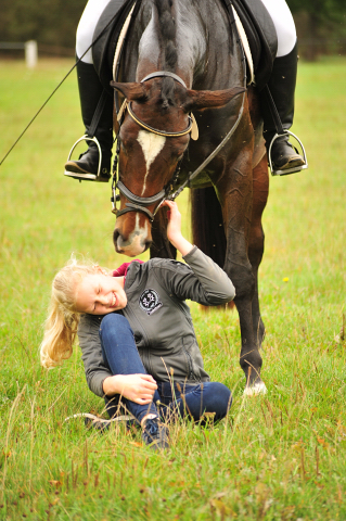 Prmienstute Tacyra v. Saint Cyr u.d. Pr.u.StPrSt. Tavolara v. Exclusiv  - Foto: Beate Langels -  
Trakehner Gestt Hmelschenburg