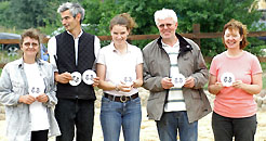 Die Zchter der Sieger: Nicole Winkelmann, Bernhard Langels, Ulrike Sahm, Christoph Hoerdemann und Elke Zaoui