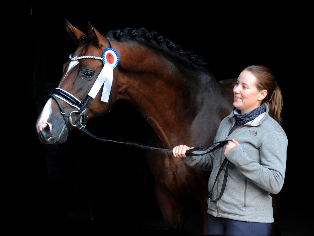 Kacyro und Georgia - Foto: Beate Langels - Trakehner Gestt Hmelschenburg