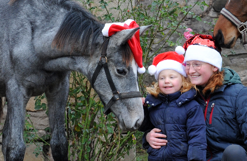 Nikolaus - 6. Dezember 2021 in Hmelschenburg  - Foto: Beate Langels - Trakehner Gestt Hmelschenburg