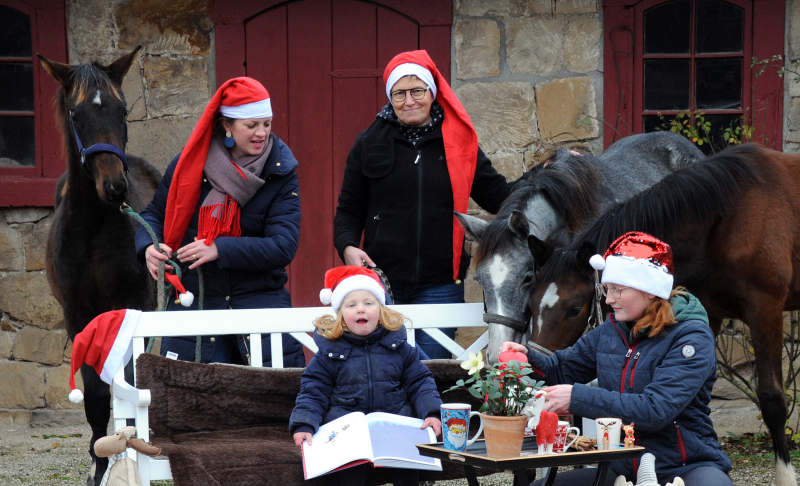 Nikolaus - 6. Dezember 2021 in Hmelschenburg  - Foto: Beate Langels - Trakehner Gestt Hmelschenburg