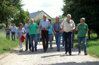 Besuch der Trakehner Freunde Weserbergland in Schäplitz - 10. August 2012 - Foto: Beate Langels - Trakehner Gestüt Hämelschenburg