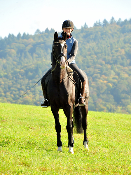 Shavalou und Johanna  - Foto: Beate Langels - Trakehner Gestt Hmelschenburg