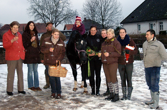 Kostolany's 28. Geburtstag - am 10. Dezember 2012, Foto: Beate Langels, Trakehner Gestt Hmelschenburg - Beate Langels