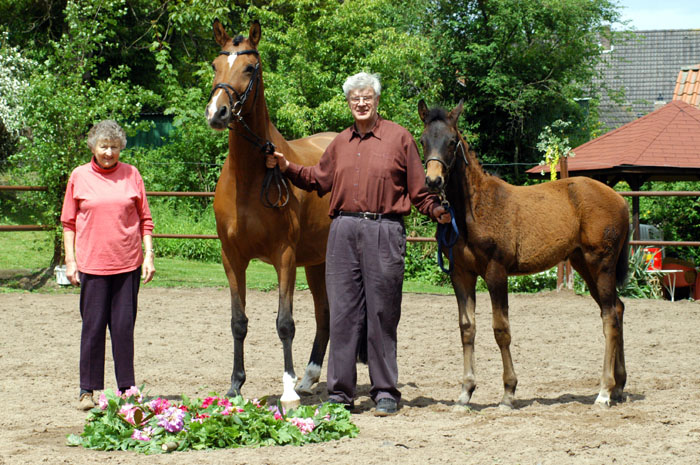 Ehepaar Elsweiler mit ihrem Endringfohlen von Axis