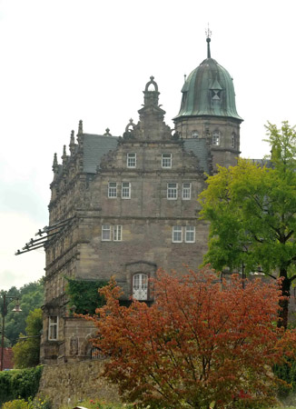 Schlo Hmelschenburg im September 2012, Foto: Beate Langels, Trakehner Gestt Hmelschenburg