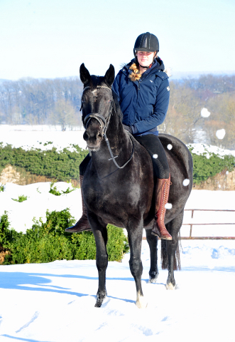 Pauline und Vittoria - 13. Februar 2021 - Foto: Beate Langels - 
Trakehner Gestt Hmelschenburg