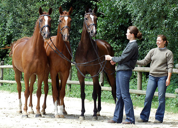 Drei erfolgreiche Freudenfest-Tchter: Kleo, Persiflaya und Perisade