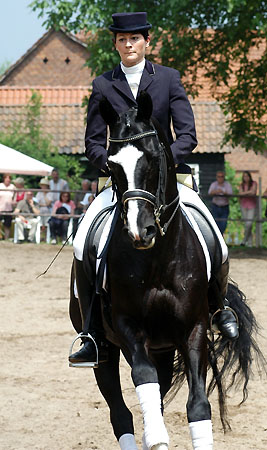 Marion Delliehausen und Alter Fritz - Foto Beate Langels - Trakehner Gestt Hmelschenburg 