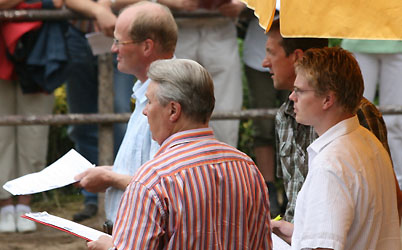 Die Kommission: Frank Martens-Bruns, Jrgen Hanke, Hartmut Traupe und Bjrn Hanke, Foto: Lune Jancke