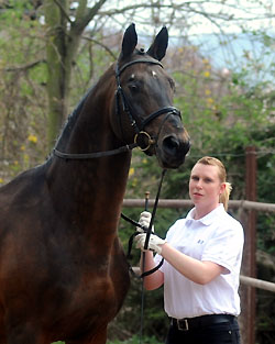 Der 21jhrige Showmaster und Marilena - Foto: Beate Langels - Trakehner Gestt Hmelschenburg