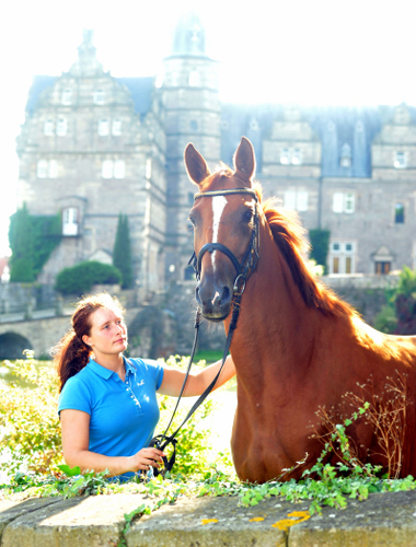 Oldenburger Stute BE FAIR von Symont u.d. Beloved v. Kostolany - Foto: Beate Langels - Trakehner Gestt Hmelschenburg