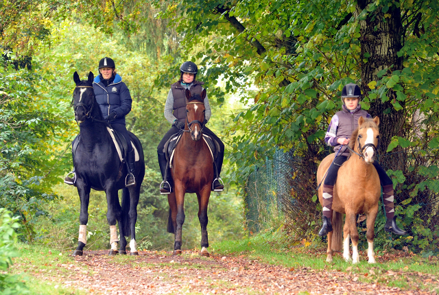 Kitty und Franziska - 21.10.2015  - Foto Beate Langels - Trakehner Gestt Hmelschenburg