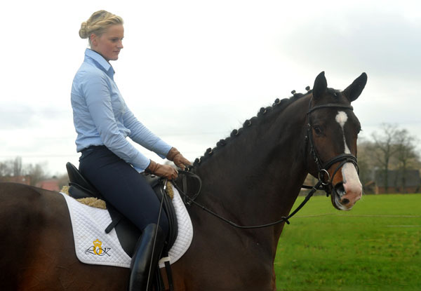 3jhriger Trakehner Hengst Grand Corazon v. Symont x Red Patrick xx geritten von Kira Ripphoff - Foto: Beate Langels - Trakehner Gestt Hmelschenburg