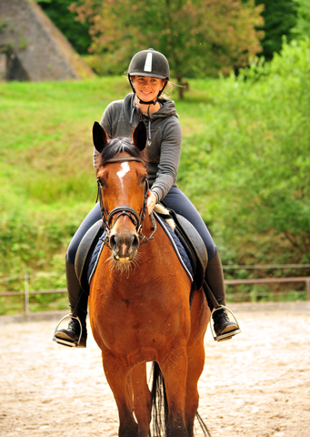  Trakehner Gestt Hmelschenburg - Kabriola v. Freudenfest im Juni 2018 - Foto: Beate Langels