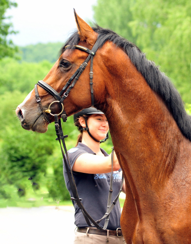 Kacyro und Karolin Mller - Foto: Beate Langels - Trakehner Gestt 
Hmelschenburg