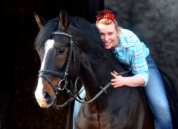 Trakehner Prmienhengst Shavalou v. Freudenfest - Exclusiv mit Marilena - Jahreswechsel 2011/2012 - Trakehner Gestt Hmelschenburg