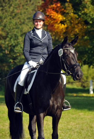 Ginger Rogers von Symont u.d. Greta Garbo v. Alter Fritz, Foto: Beate Langels, Trakehner Gestt Hmelschenburg