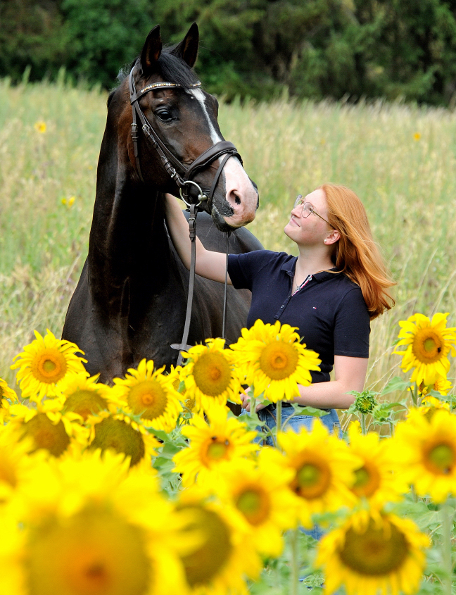 Shavalou und Johanna Sommer 2022 in H melschenburg  - Foto: Beate Langels - Trakehner Gest t H melschenburg