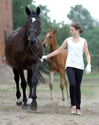 Jungzchterin Karolin Mller und Samsara