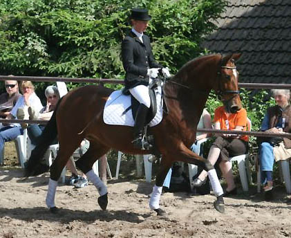 Karena von Freudenfest u.d. Pr.St. Kalmar v. Exclusiv, im Mai 2007, Foto: Karsten L�tteken