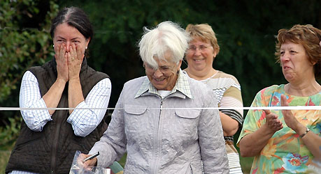 Freude bei Sabine Langels ...