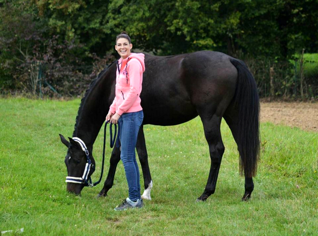 Trakehner Prmienanwrterin Upper class Ziva von Saint Cyr u.d. Pr.St. Under the moon v. Easy Game u.d. Pr.St. Umbra v. 
Herzkristall , Foto: A. Becker - Trakehner Gestt Hmelschenburg