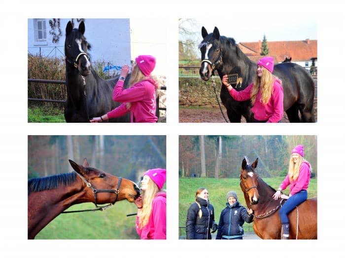 Schwalbenland und Pauline am 1. Januar 2020 in Hmelschenburg - Trakehner Gestt Hmelschenburg - Beate Langels