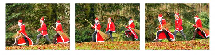 Die Weihnachts-Wichtel sind unterwegs - Trakehner Gestt Hmelschenburg - Beate Langels