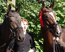 Kerstin Lehmann mit Kotillio und Viareggio