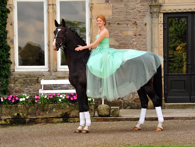 Prmienhengst Shavalou und Johanna - Trakehner Gestt Hmelschenburg - Foto: Beate Langels