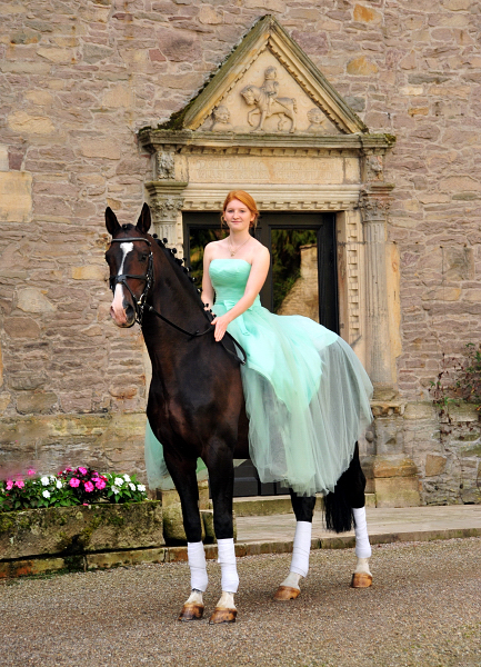 Prmienhengst Shavalou und Johanna - Trakehner Gestt Hmelschenburg - Foto: Beate Langels