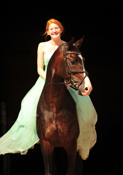 Prmienhengst Shavalou und Johanna - Trakehner Gestt Hmelschenburg - Foto: Beate Langels