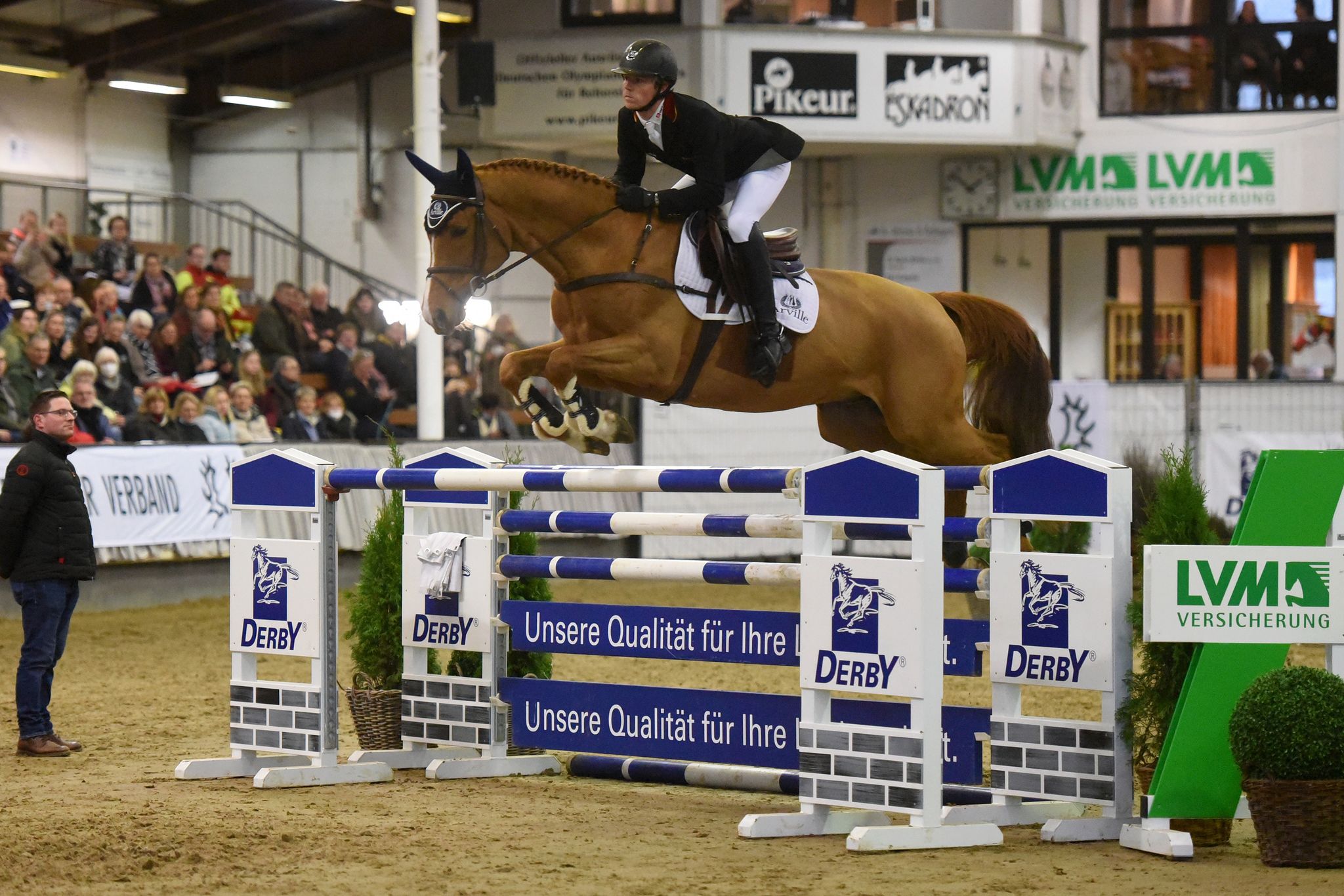 Glcksruf und Kai-Steffen Meier  - Foto: Peter Richterich - Trakehner Gestt Hmelschenburg